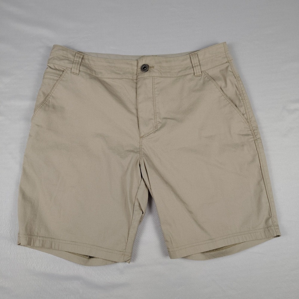 Kuhl Resistor Lite Chino Shorts 32x8 Mens Cargo Stretch Hiking Beige Trail